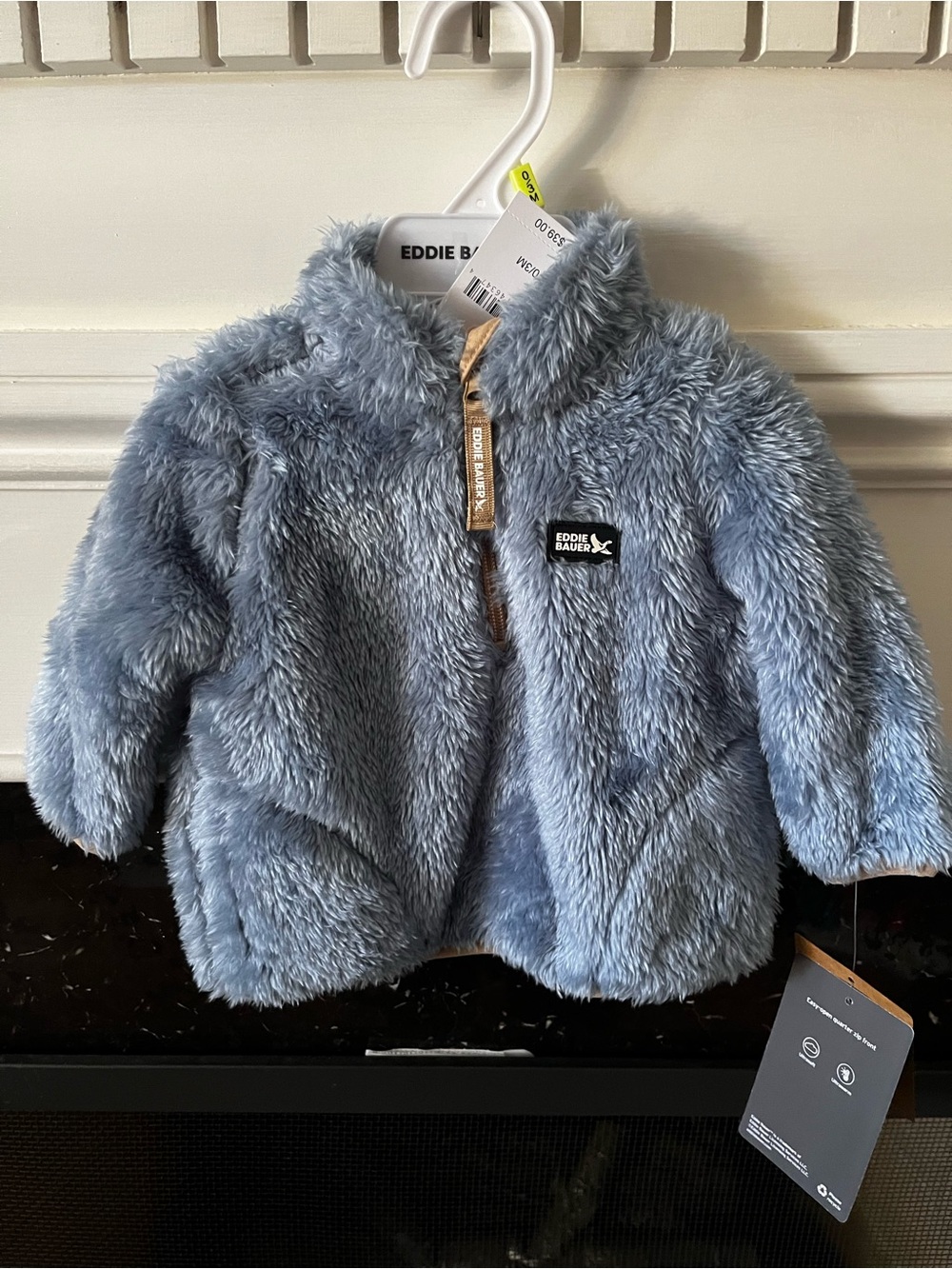 Eddie Bauer Kids Plush Puffer Jacket — Light Blue